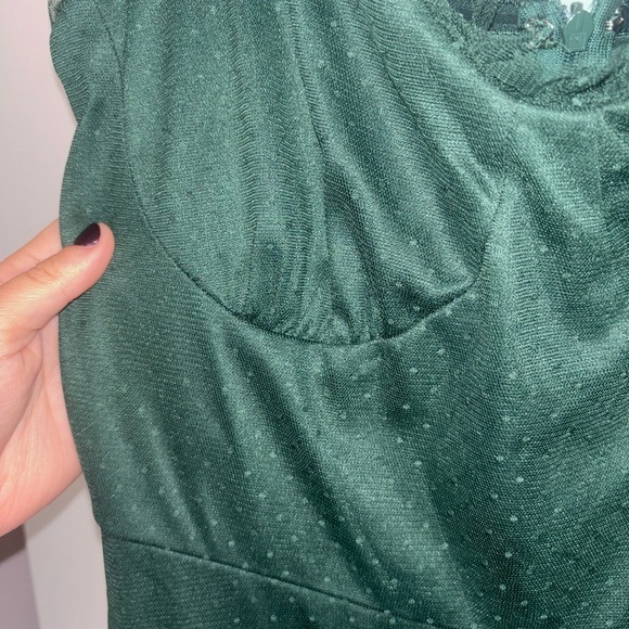 Lulu's Dark Green Maxi Dress - Picture 2 of 6